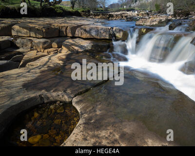 In der Nähe von Wain Wath Kraft auf die Fluß Senke in der Yorkshire Dales National Park, North Yorkshire, England Stockfoto