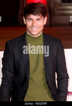 14. Dezember 2016 - Joey Essex Teilnahme an Sonne militärische Auszeichnungen 2016 in der Guildhall in London, England, UK Stockfoto