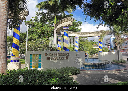 Platz der Unabhängigkeit, Bridgetown, Barbados Stockfoto