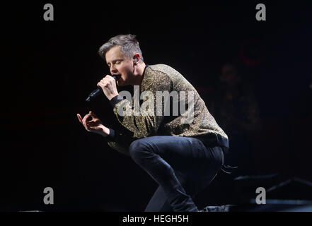 Nacht der Proms 2016 um Ahoy Rotterdam mit: Tom Chaplin wo: Rotterdam, Niederlande bei: 19. November 2016 Stockfoto