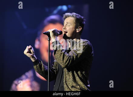 Nacht der Proms 2016 um Ahoy Rotterdam mit: Tom Chaplin wo: Rotterdam, Niederlande bei: 19. November 2016 Stockfoto