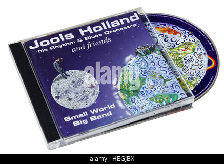 Jools Holland und seinen Rhythmus und Blues Orchestra kleine Welt Big Band CD Stockfoto