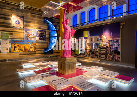 BallinStadt Emigration Museum, Freiheitsstatue, Hamburg, Deutschland Stockfoto