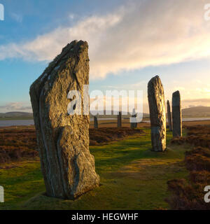 Ring of Brodgar, Orkney Inseln Stockfoto
