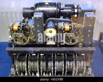 LORENZ-CHIFFRIERMASCHINE SZ42 von der Wehrmacht im 2. Weltkrieg verwendet. Foto: Bletchley Park Museum/Matt Crypto Stockfoto