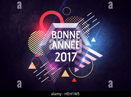 Bonne Annee 2017 Stockfoto