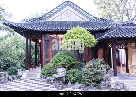 traditionellen Garten in Yangzhou Stockfoto