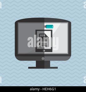 Social-Media-design Stock Vektor