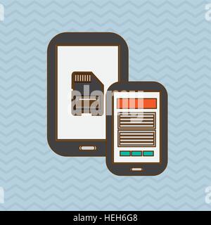 Social-Media-design Stock Vektor