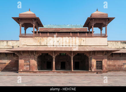 Jodha Bai Palast, Fatehpur Sikri, Indien Stockfoto