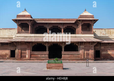 Jodha Bai Palast, Fatehpur Sikri, Indien Stockfoto