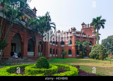Dhaka: Universität Dhaka mit Curzon Hall, Division Dhaka, Bangladesch Stockfoto