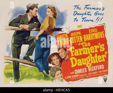 DER Bauer-Tochter 1940 Paramount Pictures-Film mit Loretta Young und Joseph Cotten Stockfoto