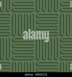 3D Seamless Pattern in Kale Farbe. Neutrale aneinander Vector Hintergrund für Material-Design. Stock Vektor