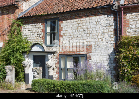 Periode Hütte, Burnham Overy Stadt, Norfolk, England, Vereinigtes Königreich Stockfoto