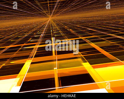 Perspektive-Hintergrund - abstrakt Digital erzeugte Bild Stockfoto