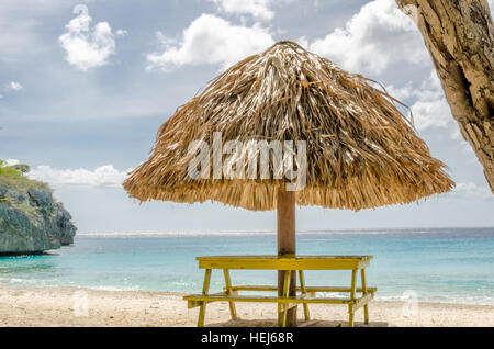 Grand Knip Beach in Curaçao auf den niederländischen Antillen, eine karibische Insel. Stockfoto