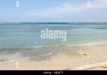 Blick vom Baby Strand Insel Aruba in der Karibik Stockfoto