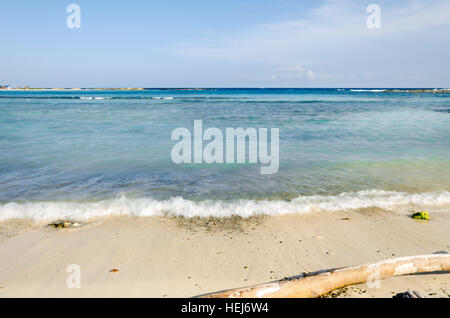 Blick vom Baby Strand Insel Aruba in der Karibik Stockfoto