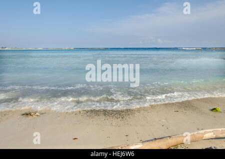 Blick vom Baby Strand Insel Aruba in der Karibik Stockfoto