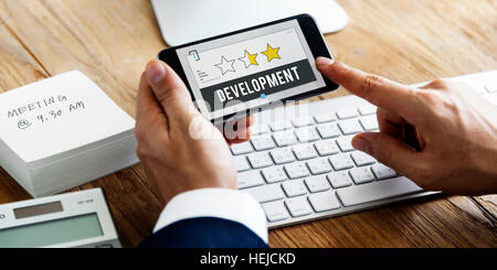 Leistungsfaehigen Lernkonzept Erfolg Training Stockfoto