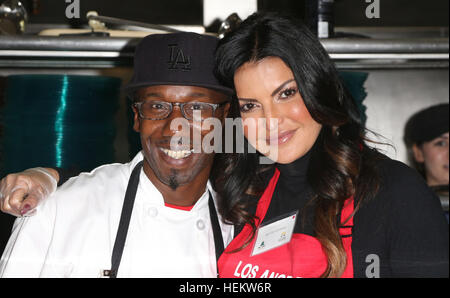 Los Angeles, CA, USA. 23. Dezember 2016. Jennifer Gimenez, in Los Angeles Mission Weihnachtsfeier, bei der Mission der Los Angeles In Kalifornien am 23. Dezember 2016. © Faye lernen/Medien Punch/Alamy Live-Nachrichten Stockfoto