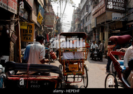 Chandni Chowk Markt Stockfoto