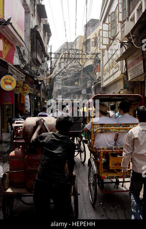Chandni Chowk Markt Stockfoto