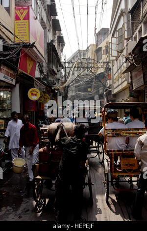 Chandni Chowk Markt Stockfoto