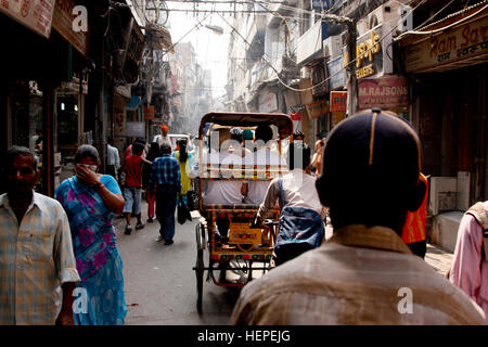 Chandni Chowk Markt Stockfoto