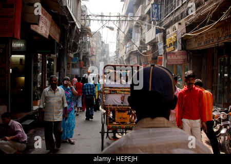 Chandni Chowk Markt Stockfoto