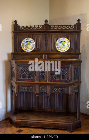 SCHLOSS VON AMBOISE, AMBOISE, FRANKREICH - CA. JUNI 2014 Stockfoto