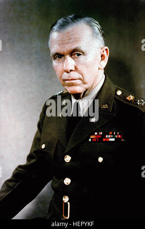 Porträt: US-Armee (USA) (GEN) General Marshall. (Unbedacht), (genaue Datum erschossen unbekannte). General George C. Marshall, offizielle militärische Foto, 1946 Stockfoto