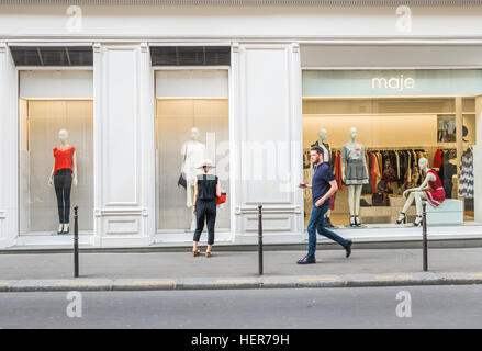 Maje Shop, Marais-Viertel Stockfoto