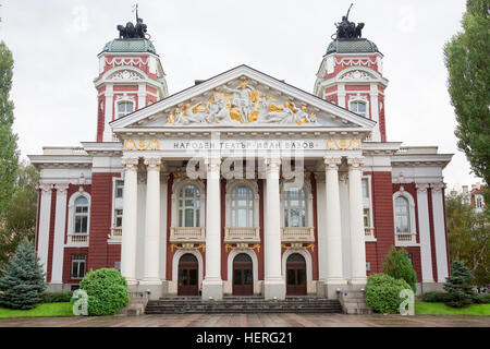 Ivan Vazov National Theater, Sofia, Bulgarien Stockfoto