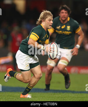 DURBAN, Südafrika - Oktober 08: Faf de Klerk in Südafrika während der Rugby Championship Match zwischen Südafrika und Neuseeland auf Wachstum Stockfoto