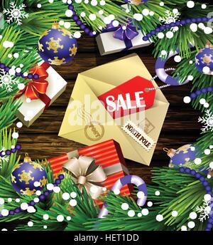 Boxing Day-Hintergrund Stock Vektor