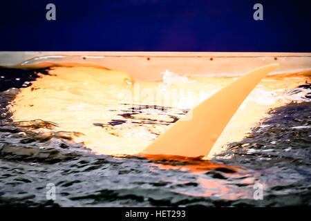 Sydney, Australien. 22. Dezember 2016. Das neue DSS Aqua Folie System auf 100ft Maxi Rennyacht CQS vor dem Start der Rolex Sydney Hobart Yacht Race abgebildet. © Hugh Peterswald/Pacific Press/Alamy Live-Nachrichten Stockfoto