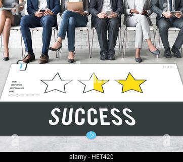 Leistungsfaehigen Lernkonzept Erfolg Training Stockfoto