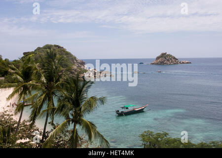 Ansicht des Haad Sai Daeng in Koh Tao. Stockfoto