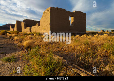 Fort Churchill, Nevada, USA, sind die Reste der United States Army Fort und Waystation auf der Pony-Express-Spur Stockfoto