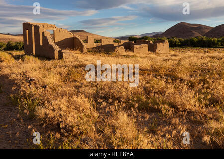 Fort Churchill, Nevada, USA, sind die Reste der United States Army Fort und Waystation auf der Pony-Express-Spur Stockfoto