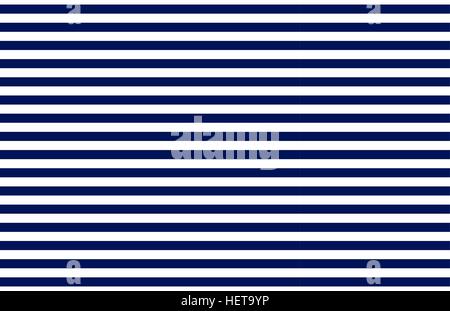 Navy blau weißen und roten Linien. Klassisches marine Muster. Nahtlose Textildruck. Vektor-illustration Stock Vektor