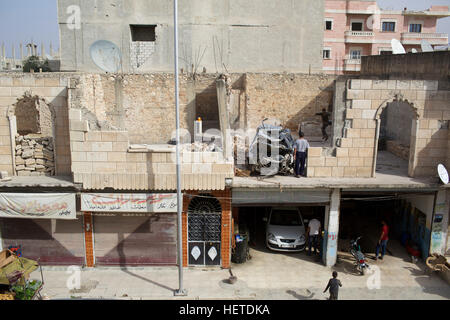 Syrien, Rojava: in den Straßen von Kobani Stockfoto