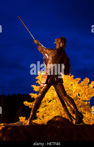 Sonnenschein Mine Disaster Memorial, Kellogg, Idaho Stockfoto