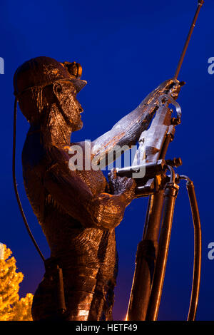 Sonnenschein Mine Disaster Memorial, Kellogg, Idaho Stockfoto