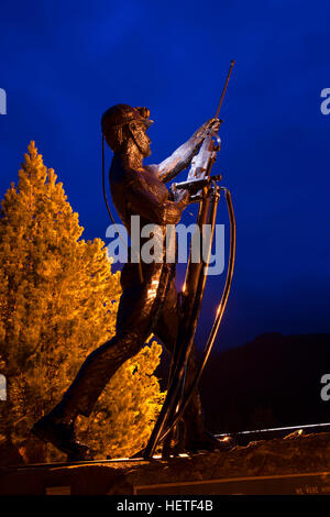 Sonnenschein Mine Disaster Memorial, Kellogg, Idaho Stockfoto