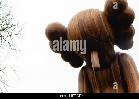 Bordkanonen Skulpturenausstellung in Yorkshire Sculpture Park Stockfoto