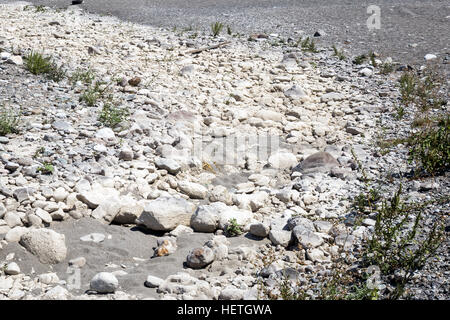 Einem trockenen Flussbett in Sizilien. Stockfoto