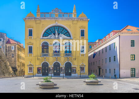 Alten Platz in der Stadt Split, Kroatien. Stockfoto